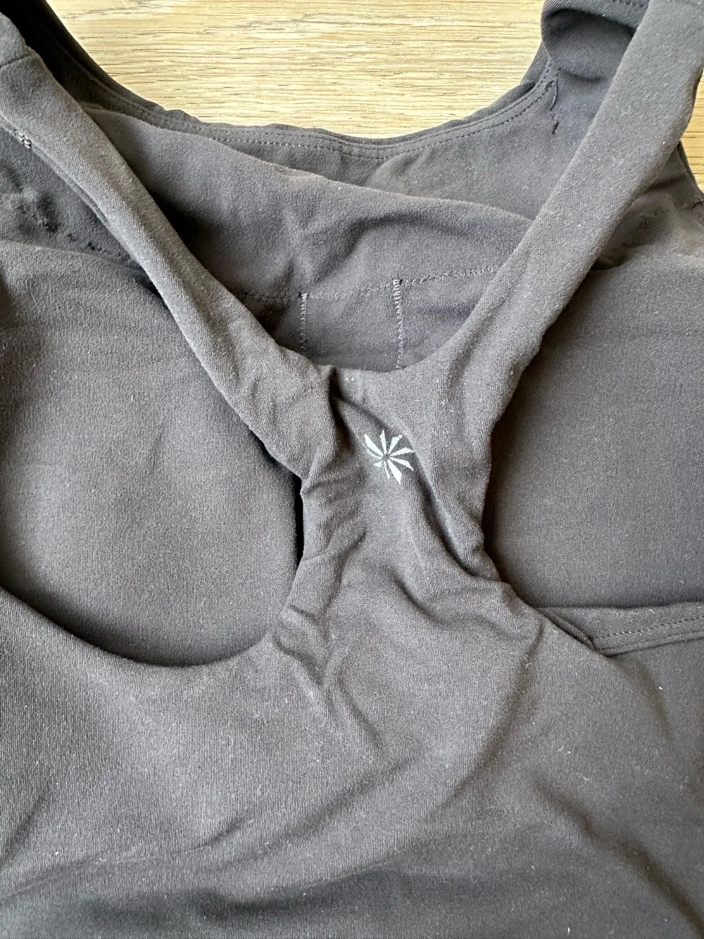 Athleta Purpose Crop Sports Bra D-DD+ Truffle XS
